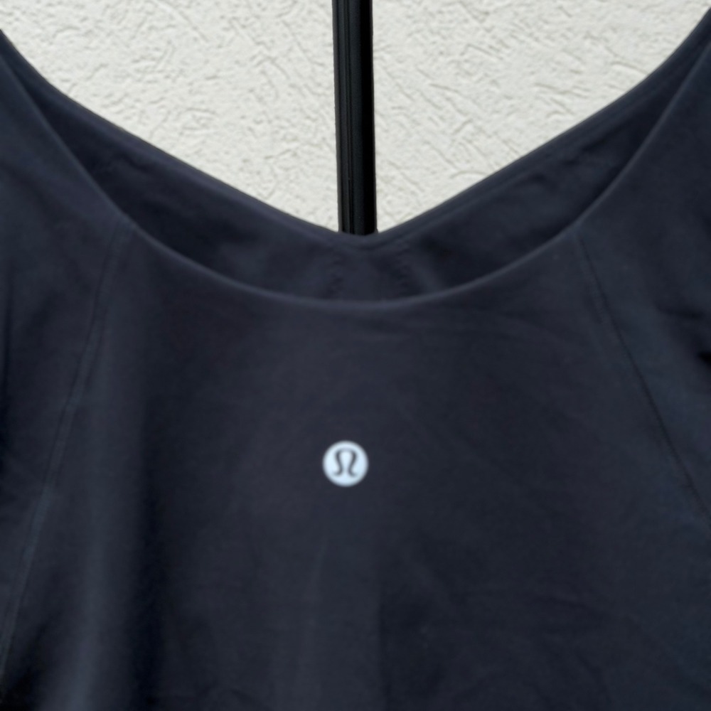 Lululemon Align Waist Length Tank Top Black Nulu Size 14 EUC - Picture 7 of 16